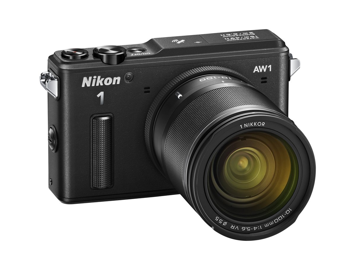 De Nikon AW1 is een compacte camera met verwisselbare lenzen.